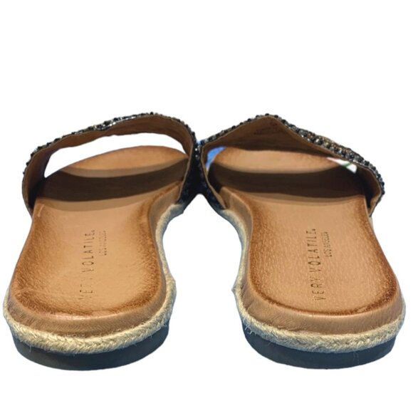 Very Volatile Women's Beaded Slip On Sandal Size 9 - Picture 5 of 10